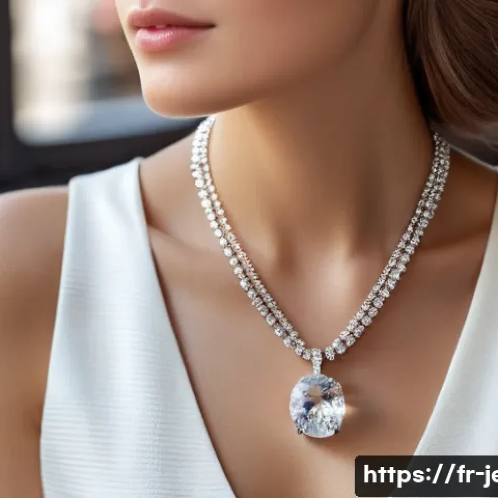 스와로브스키 목걸이 라인업 - A delicate Swarovski classic necklace featuring a single precisely cut crystal pendant on a fine sil...