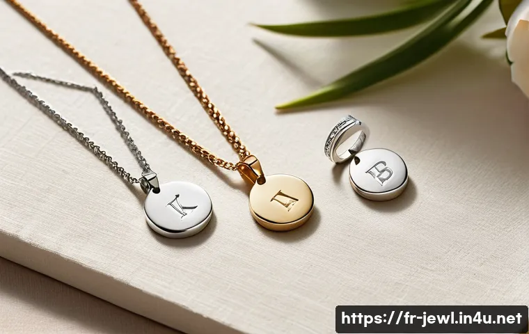 알파벳 펜던트 목걸이 트렌드 관련 이미지 1
